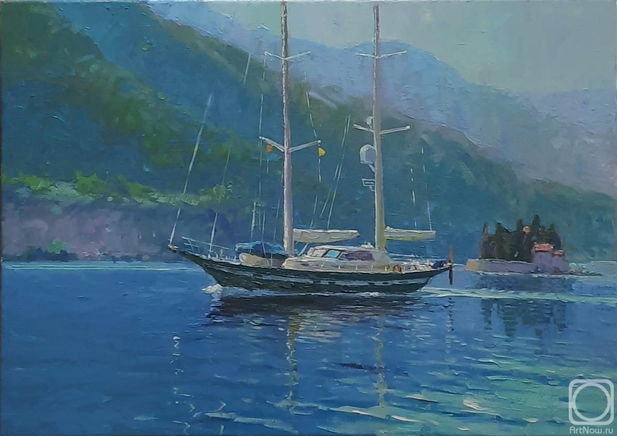 Ryzhenko Vladimir. The Adriatic. Yacht