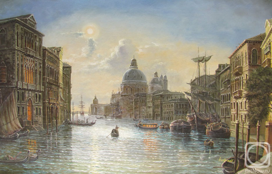 Varshanov Vladimir. Moonlit Night in Venice