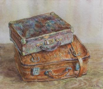 Old suitcases. Kolokoltseva Aleksandra