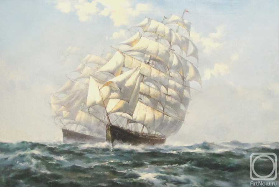 Bunchuk Ivan. Sailboats at the regatta