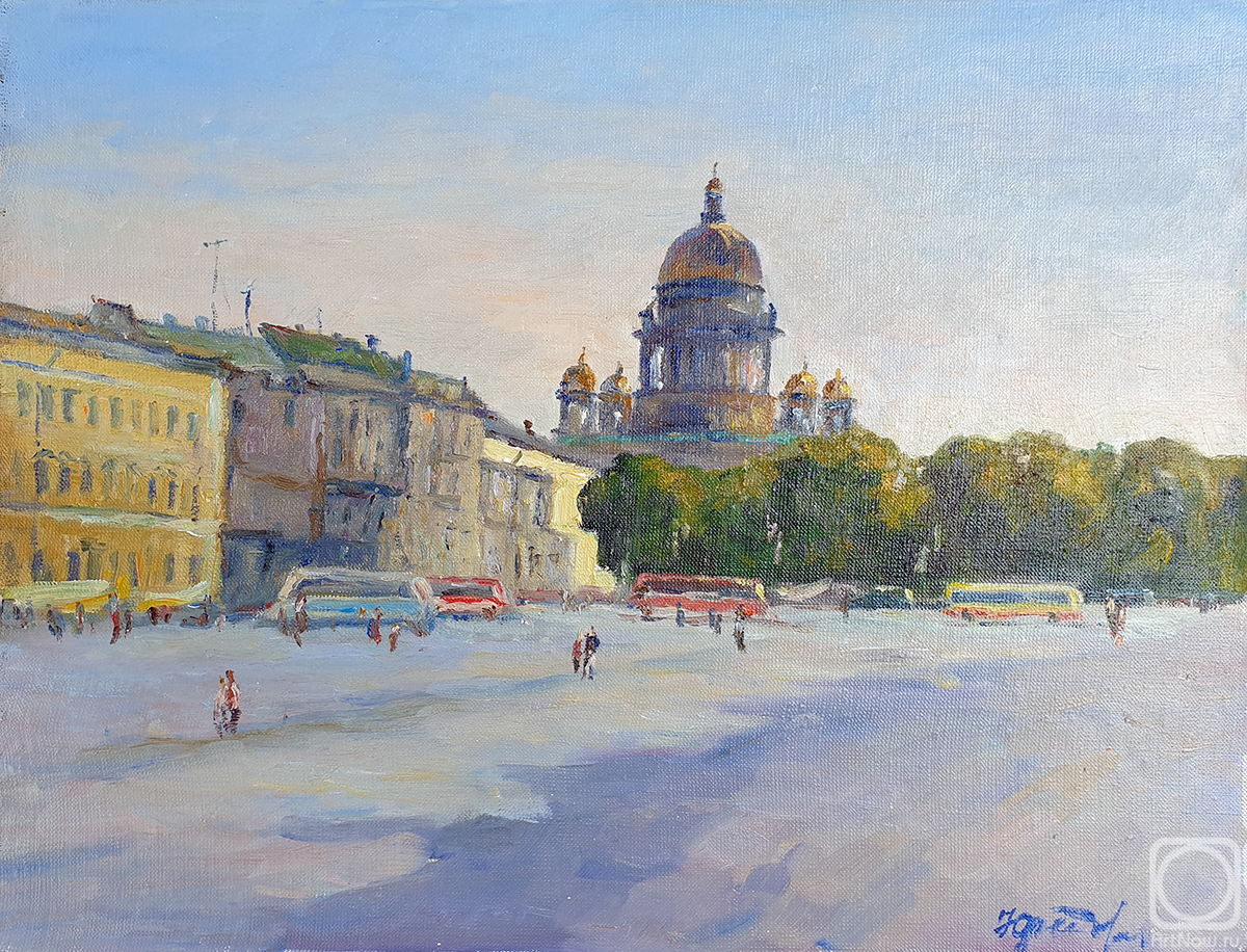 Fedorenkov Yury. Leningrad. View of St. Isaac's Cathedral
