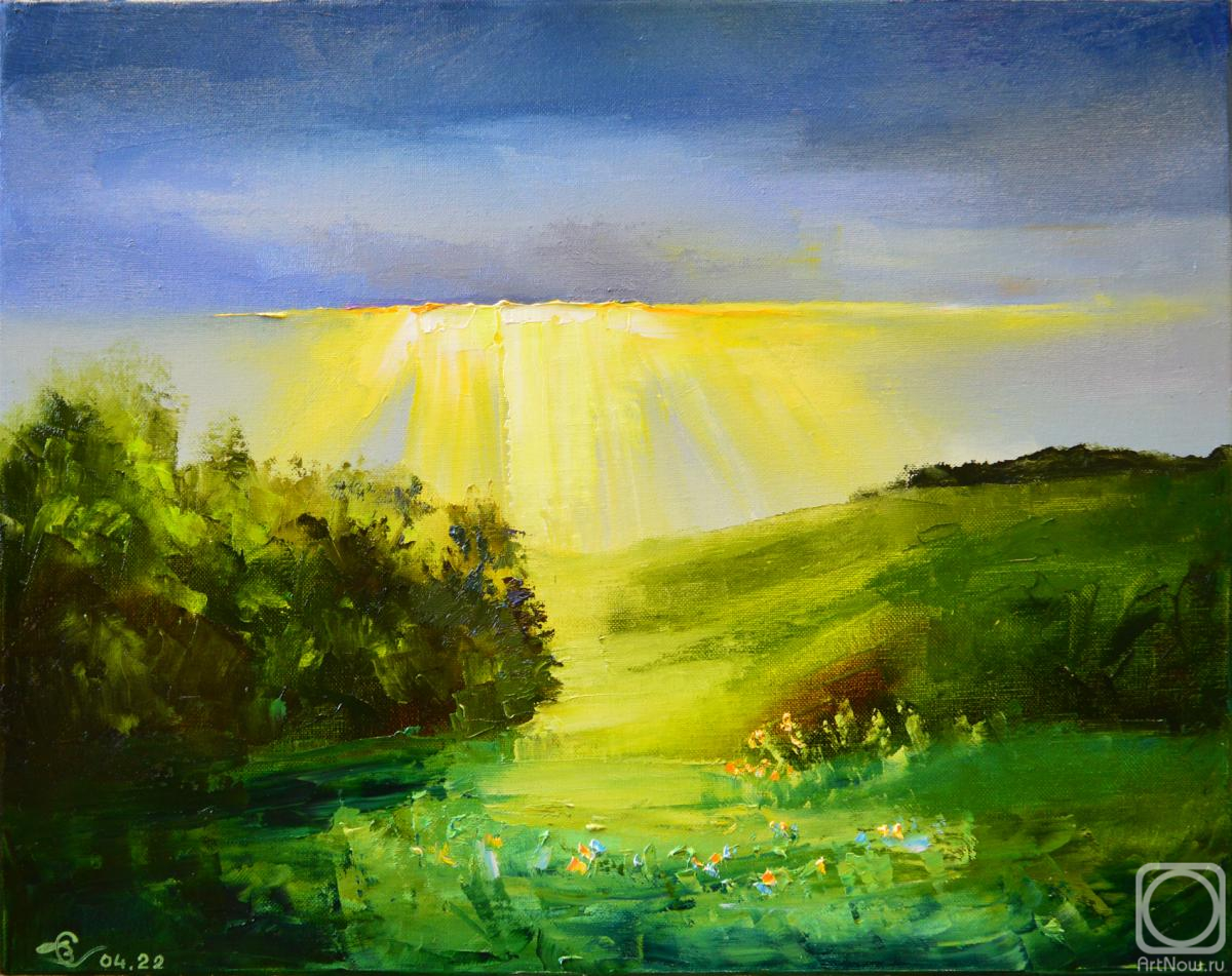 Stolyarov Vadim. The sun from the clouds