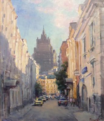 Krivoarbatsky Lane in Moscow. Poluyan Yelena