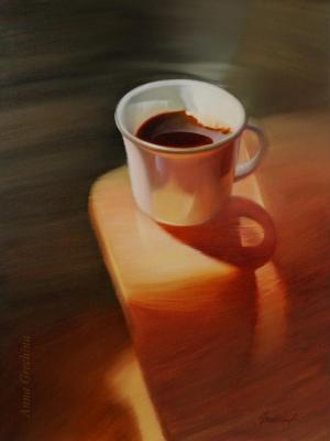 Morning coffee. Grechina Anna