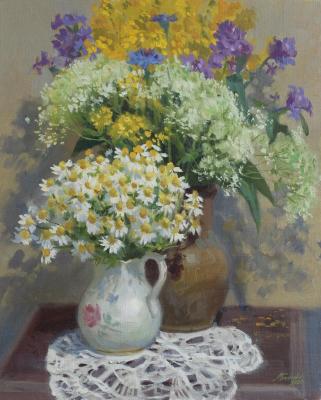 Wildflowers (Knitted Napkin). Bychenko Lyubov