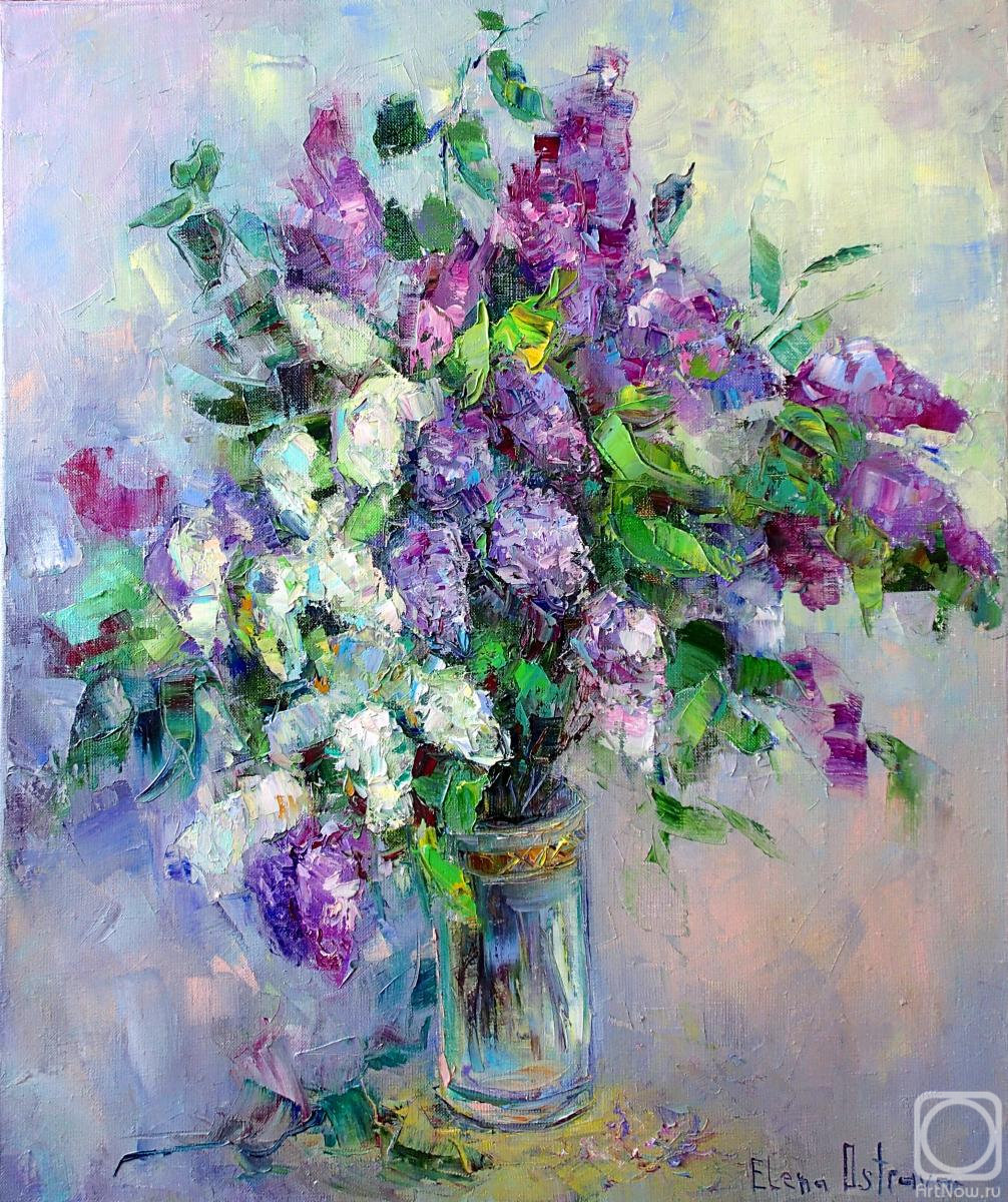 Ostraya Elena. The first bouquet of lilacs