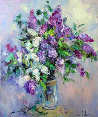 The first bouquet of lilacs. Ostraya Elena