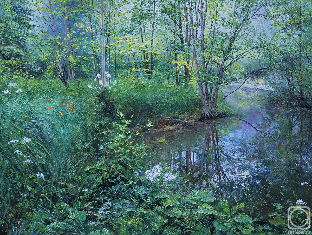 Vokhmin Ivan. Forest pond