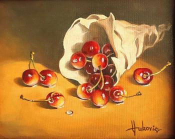 Cherries (Oil Stilllife). Vukovic Dusan