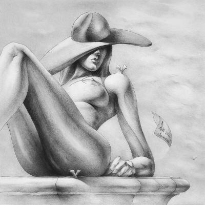 The girl in the hat 2 (Nude Girl In A Hat). Pshenichnyi Andrey