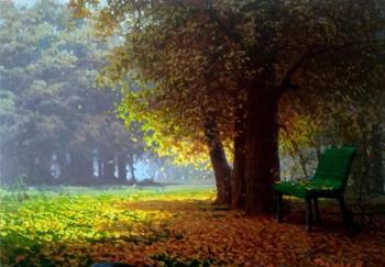 Leaf fall (Oak Leaves). Fedorov Mihail