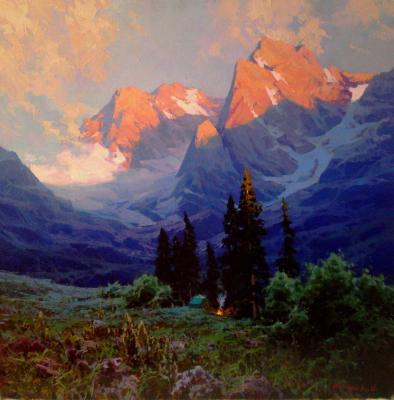 Evening in the mountains. Fedorov Mihail
