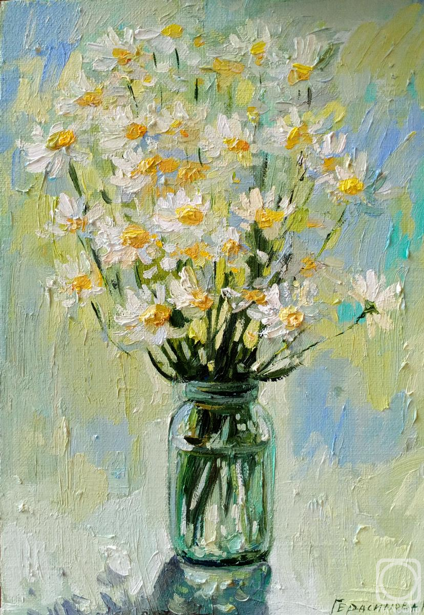 Gerasimova Natalia. Bouquet of daisies