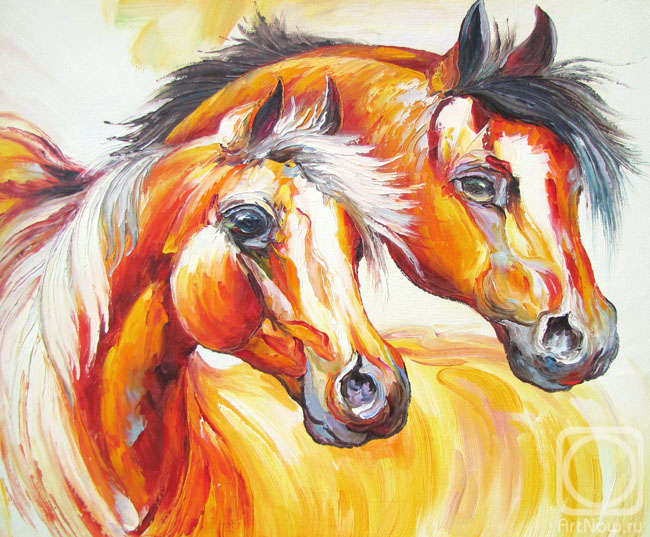 Burov Anton. Fire Horses