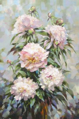 Lush peonies. Burov Anton