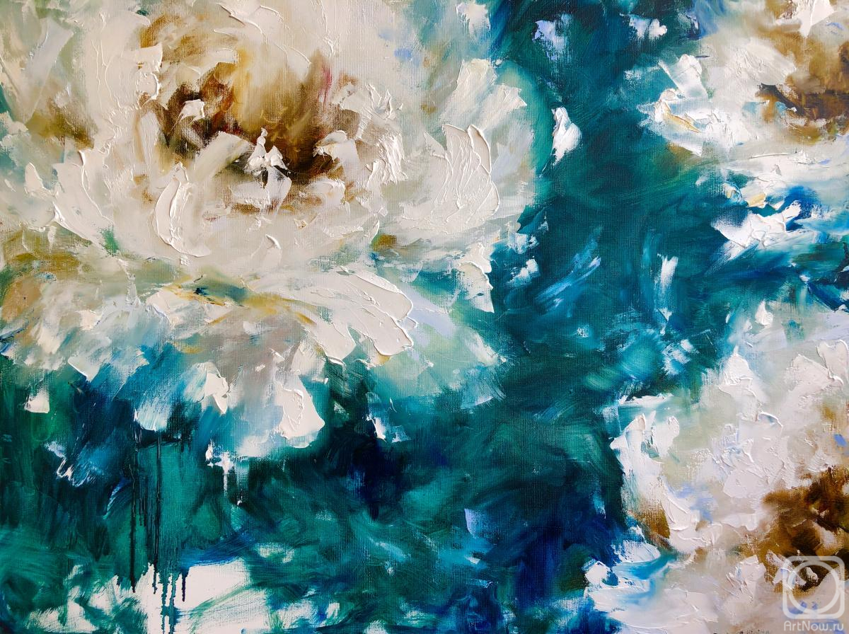Skromova Marina. Tango in white flowers print on canvas