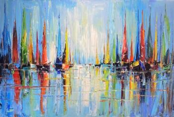 View of the port. Bright afternoon. Rodries Jose