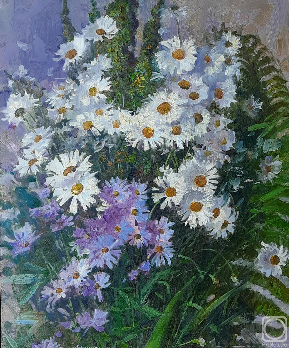 Ryzhenko Vladimir. June. Field daisies