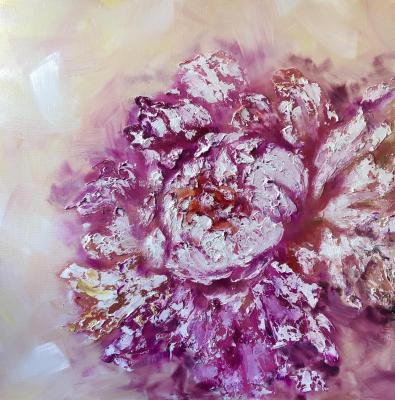 Pink dessert print on canvas (Order A Picture With A Peony). Skromova Marina