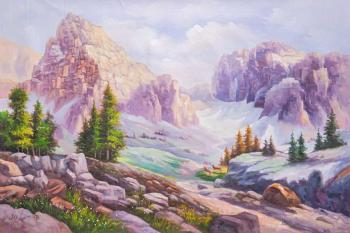 Among the mountain peaks. AR version