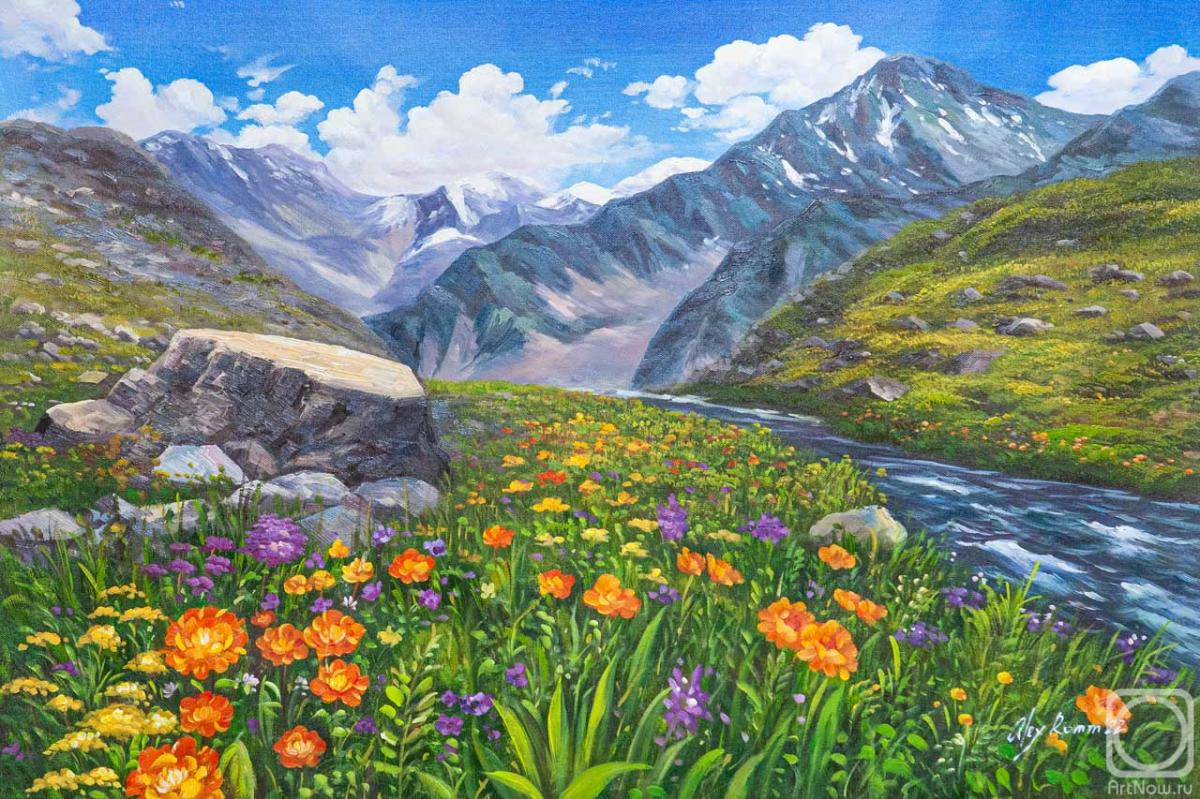 Romm Alexandr. Mountains and flowers