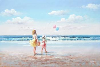Girls by the sea. Samoylenko Sergey