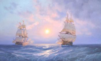 Naval battle. Luzgin Andrey