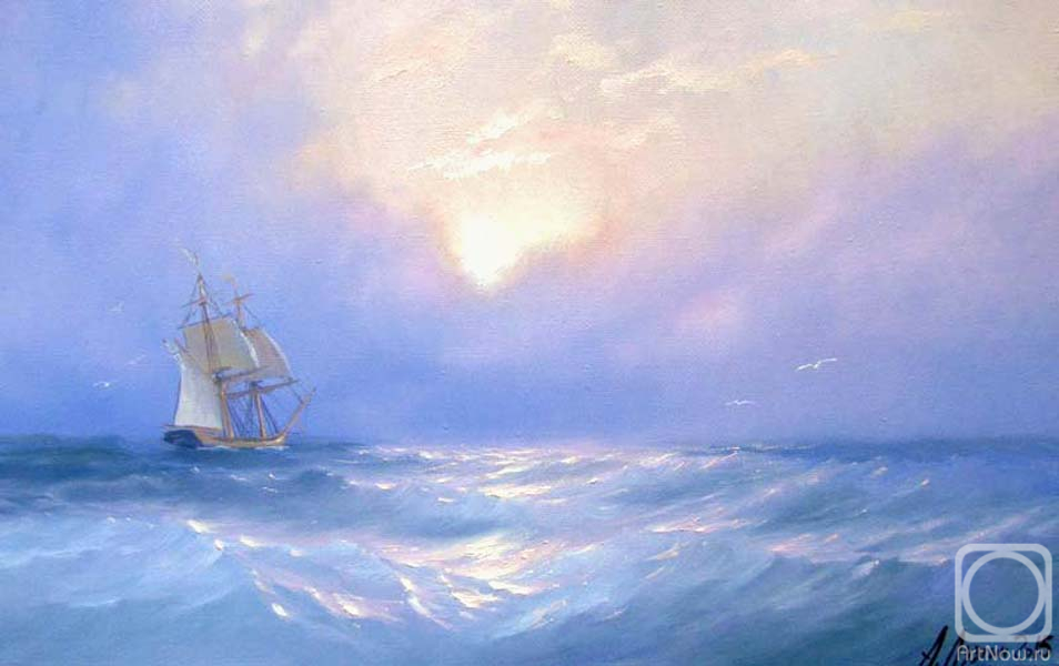 Luzgin Andrey. Dawn at sea