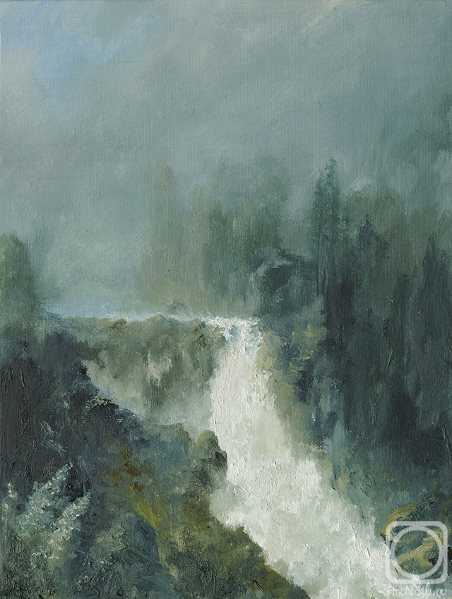 Dobrotvorskiy Aleksey. A small waterfall