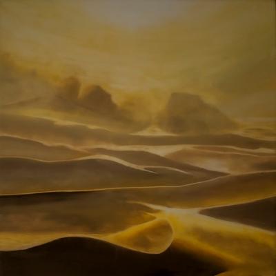 Golden sandstorm (Grassland). Dobrotvorskiy Aleksey