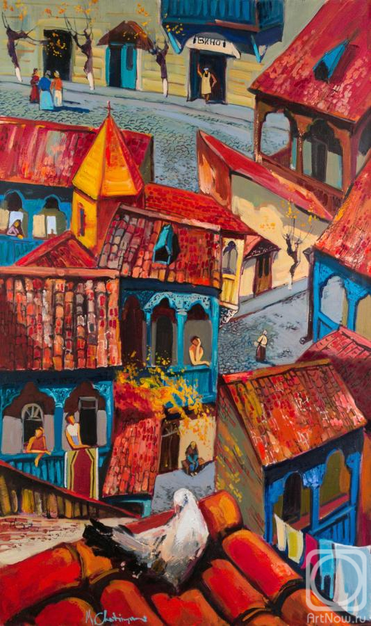 Chatinyan Mger. Roofs of Tbilisi