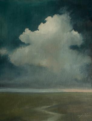 Cloud etude #112 (Small Landscape Oil). Dobrotvorskiy Aleksey