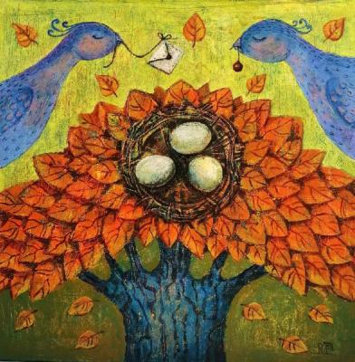 Letter to Bluebird (Happiness Tree). Razina Elena