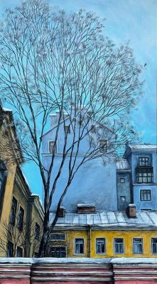 Winter in the city (Winter Scene). Podosinovik Sasha