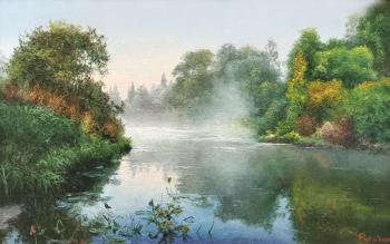 Fog on the river. Burmakin Evgeniy