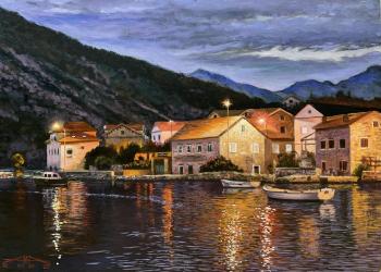 Mediterranean town (Landscapes Oil). Akimova Margarita