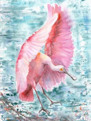 Pink wings big (Bird Wings). Masterkova Alyona