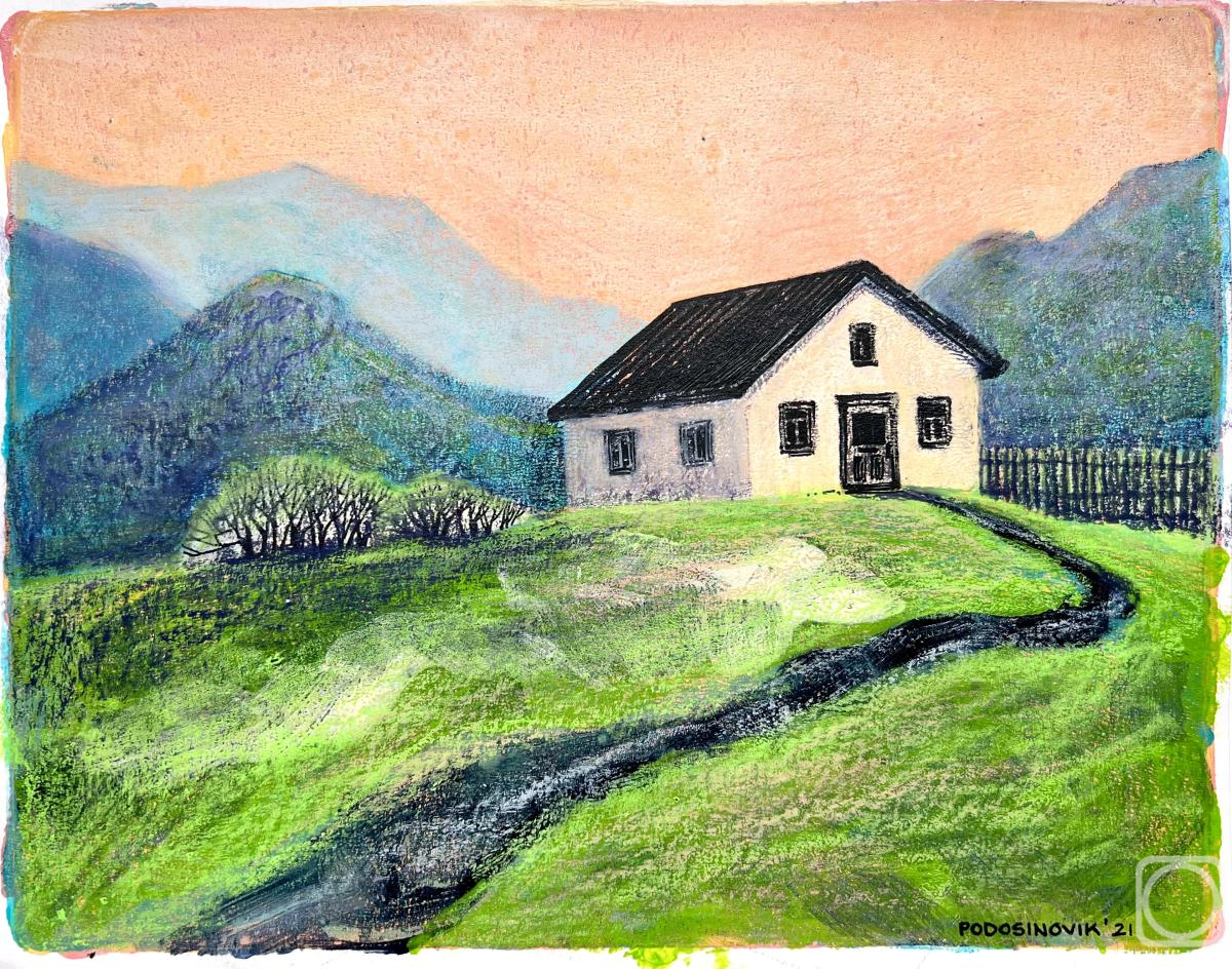 Podosinovik Sasha. Cottage in the mountains. Spring