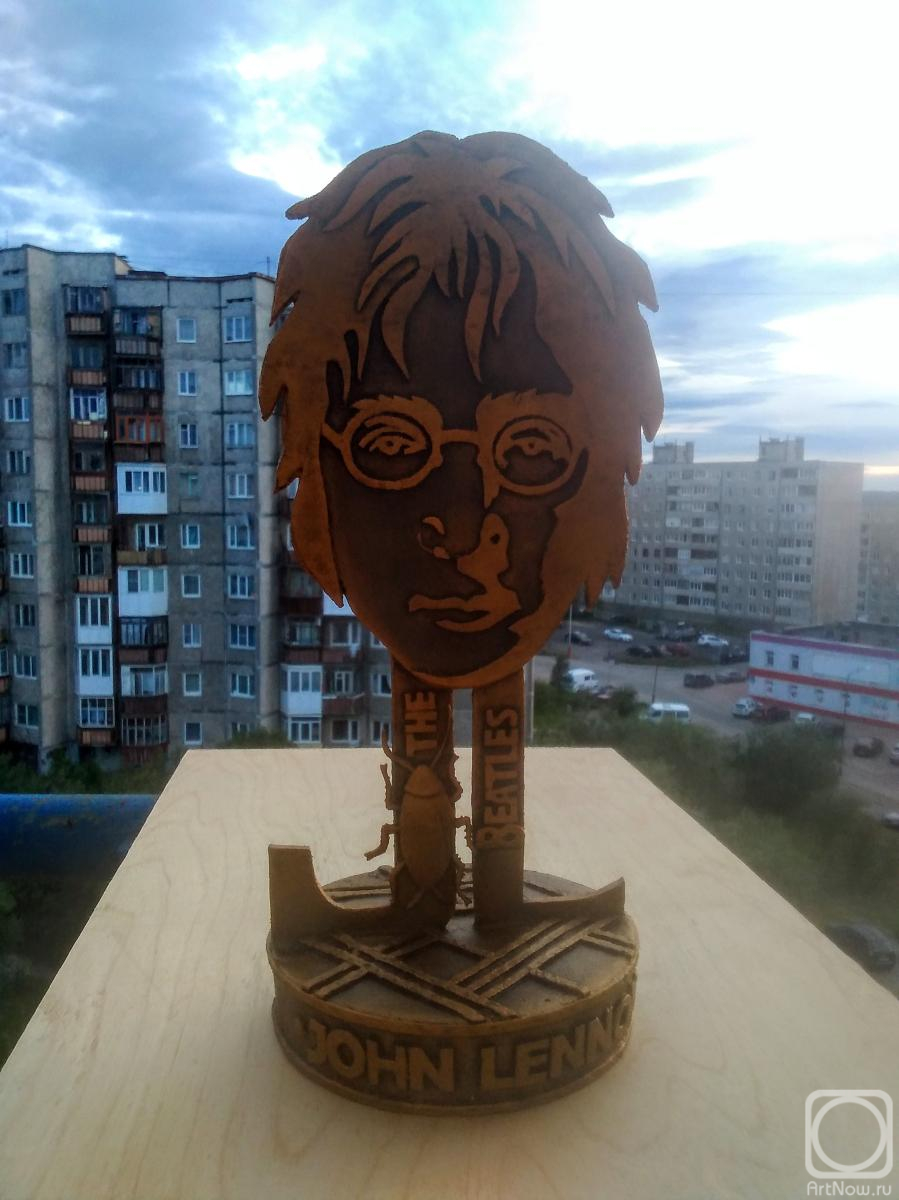 Krikun Svetlana. Thematic, figure installation "John Lennon". 28cm