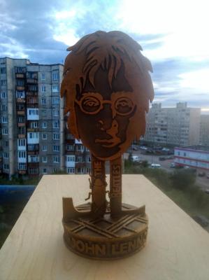 Thematic, figure installation "John Lennon". 28cm. Krikun Svetlana