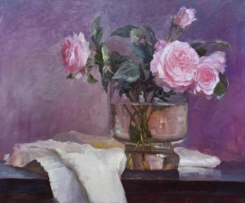 Still Life with roses (Pink Ros). Ryzhenko Vladimir