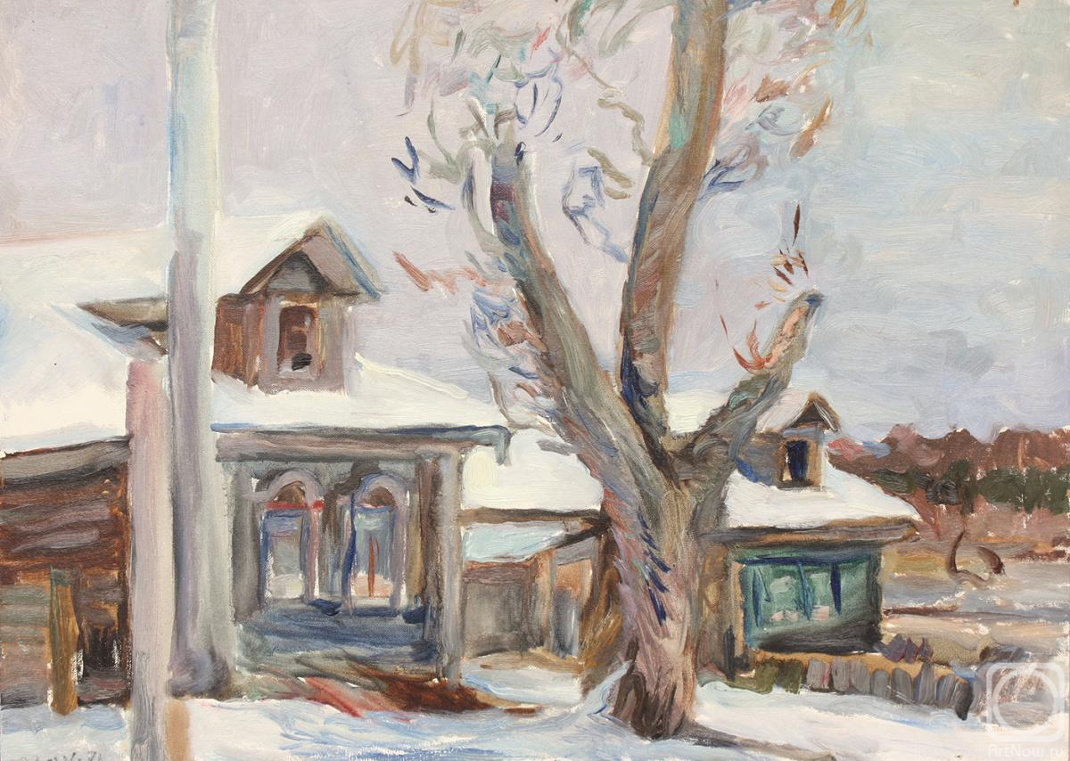 Tsup Dmitriy. A Village House In January
