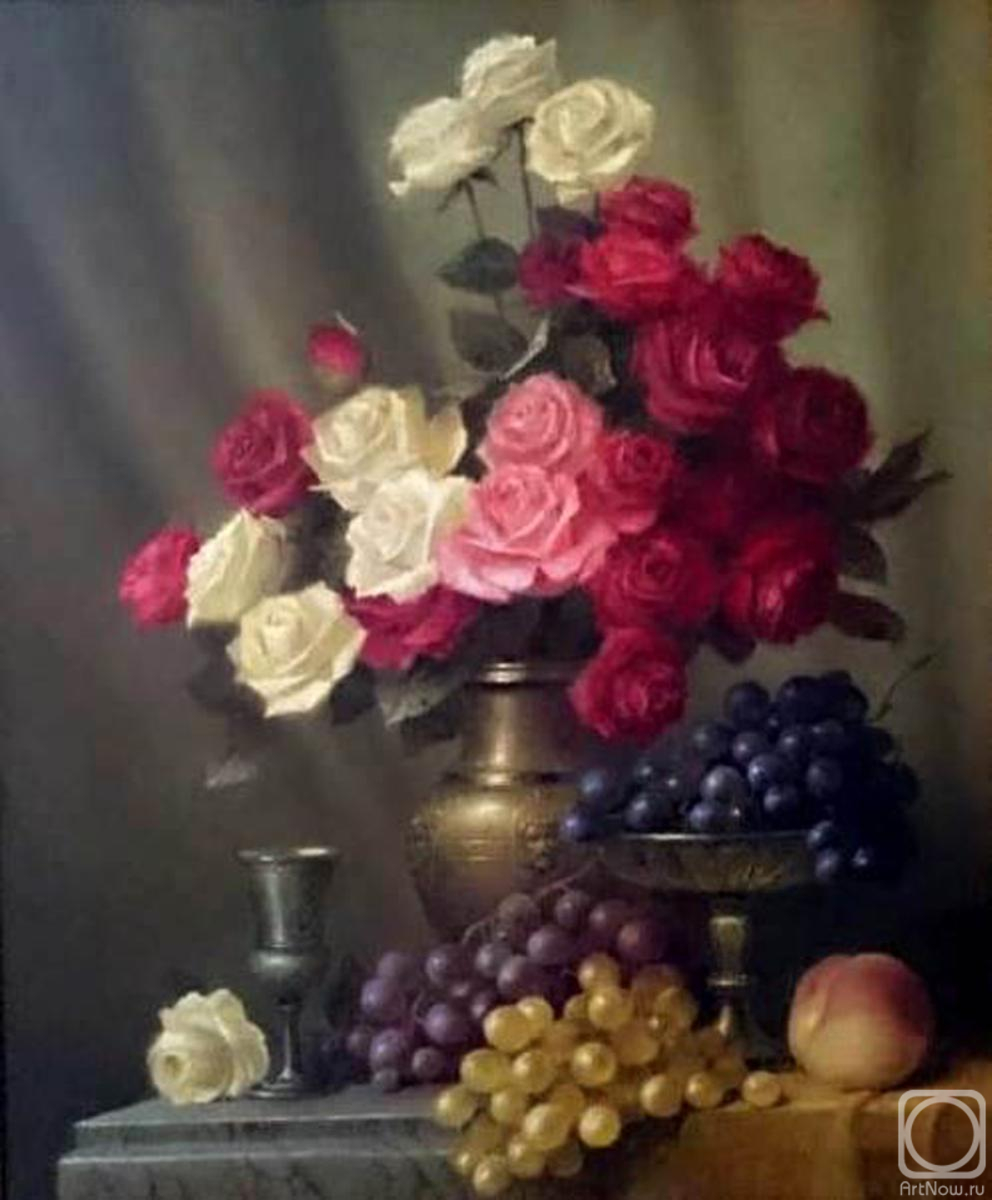 Shustin Vladimir. Roses and grapes