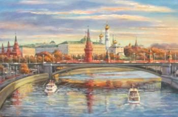 Warm evening over the Kremlin