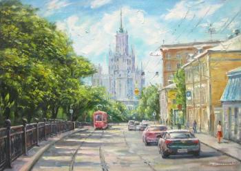 Summer day on Pokrovsky Boulevard