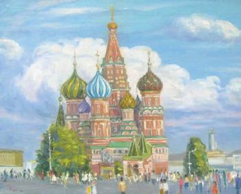 St. Basil's Cathedral in Moscow. Dyomin Pavel