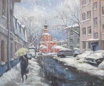 Snowy day. Dyomin Pavel