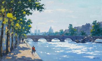 Afternoon on the Seine, Paris. Alexandrovsky Alexander
