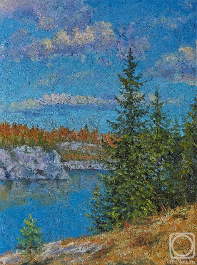 Volya Alexander. On the Lake, Trees