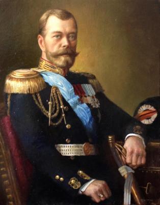 Portrait of Nicholas II (). Shustin Vladimir